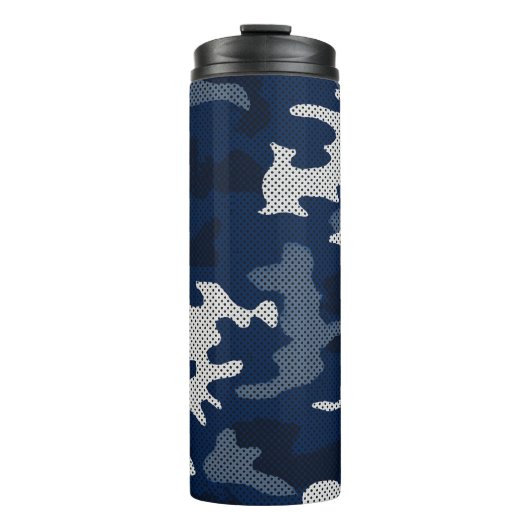Penn State Navy & White  Camo Printed  Thermosbecher (Vorderseite)