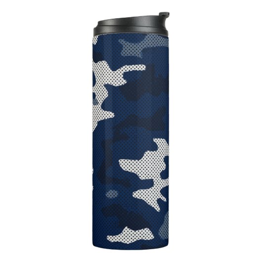 Penn State Navy & White  Camo Printed  Thermosbecher (Nach links gedreht)