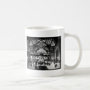 Penn Station New York City Vintage Eisenbahn Kaffeetasse