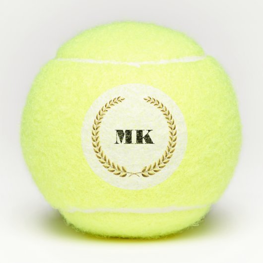 Penn Tennis Ball-Gewohnheit Initialen Tennisbälle (Vorderseite)