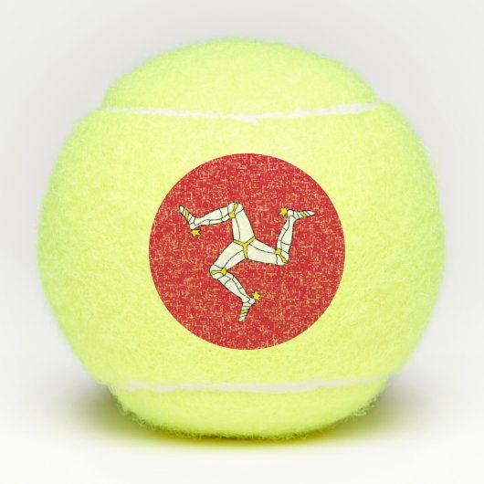 Penn tennis ball with Isle Man flagge, UK (Vorderseite)