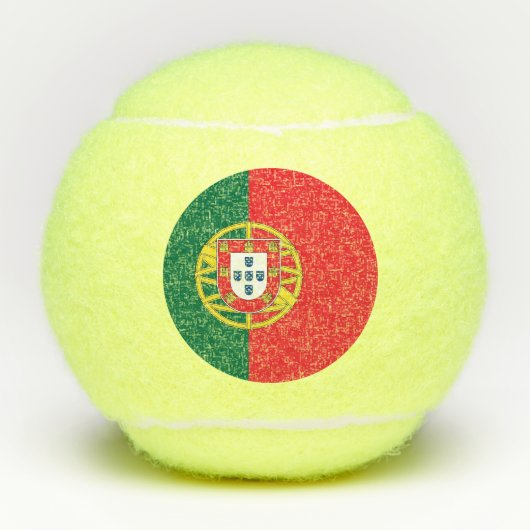 Penn Tennisball mit der Flagge Portugals Tennisbälle (Vorderseite)