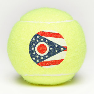 Penn Tennisball mit der Flagge von Ohio Staat, USA Tennisbälle