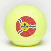 Penn Tennisball mit der Flagge von St. Louis, Miss Tennisbälle (Vorderseite)