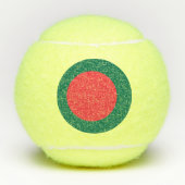 Penn-Tennisball mit Flagge Bangladeschs Tennisbälle (Vorderseite)