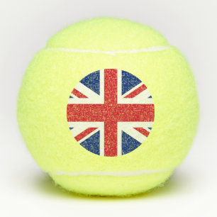 Penn Tennisball mit Flagge des Vereinigten Königre Tennisbälle