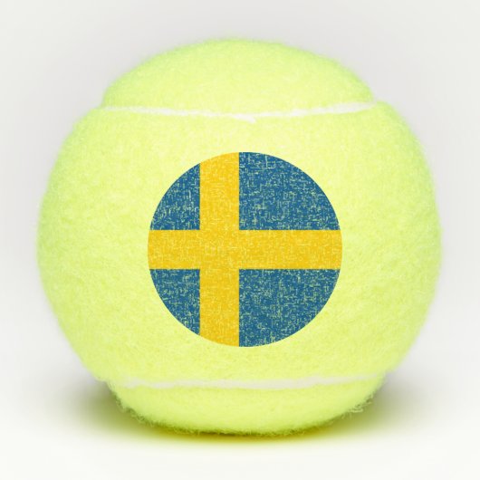Penn Tennisball mit Flagge Schwedens Tennisbälle (Vorderseite)