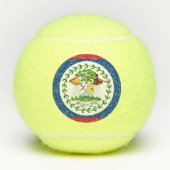 Penn Tennisball mit Flagge von Belize Tennisbälle (Vorderseite)
