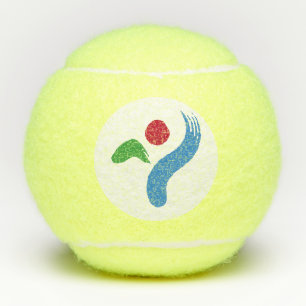 Penn-Tennisball mit Flagge von Seoul, Südkorea Tennisbälle