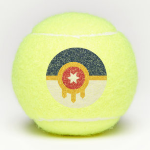 Penn Tennisball mit Flagge von Tulsa, Oklahoma Tennisbälle