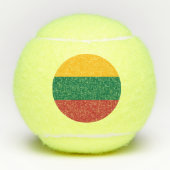 Penn-Tennisball mit litauischer Flagge Tennisbälle (Vorderseite)