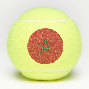 Penn-Tennisball mit marokkanischer Flagge Tennisbälle