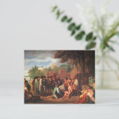 Penn-Vertrag mit Amerikanischen Ureinwohnern Postkarte (Stehend Vorderseite)