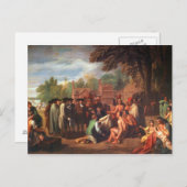 Penn-Vertrag mit Amerikanischen Ureinwohnern Postkarte (Vorne/Hinten)