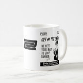 Penn Zentralbahn kümmert sich um Schäden   Kaffeetasse (VorderseiteRechts)