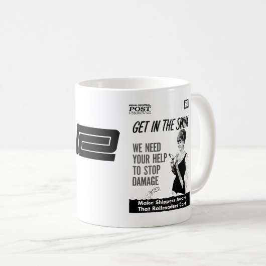 Penn Zentralbahn kümmert sich um Schäden   Kaffeetasse (VorderseiteRechts)