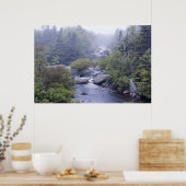 Pennant Brook in Fog Fine Art Print Poster (Küche)