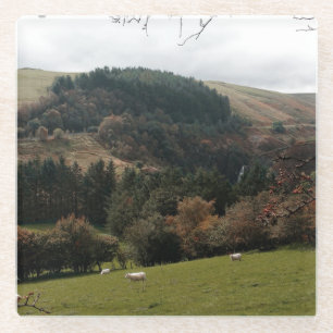 Pennant Valley Wales Glasuntersetzer