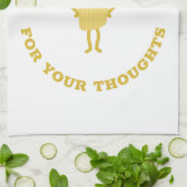 Penne für Ihre Gedanken Geschirrtuch (Gefaltet)