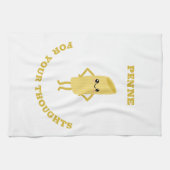 Penne für Ihre Gedanken Geschirrtuch (Horizontal)