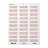 Penned Party EDITABLE COLOR Abschluss-Adresse (Vorne)
