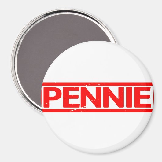 Pennie Briefmarke Magnet (Vorderseite/Rückseite)