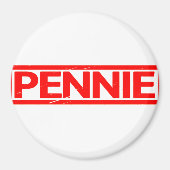 Pennie Briefmarke Magnet (Vorne)