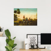 Penn's Agreement - Edward Hicks Fine Art Poster (Heimbüro)