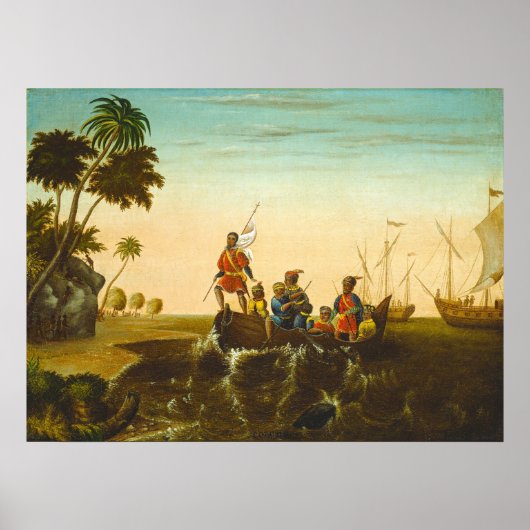 Penn's Agreement - Edward Hicks Fine Art Poster (Vorne)