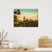 Penn's Agreement - Edward Hicks Fine Art Poster (Küche)