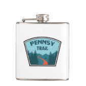 Pennsy Trail Indianapolis Flachmann (Vorderseite)
