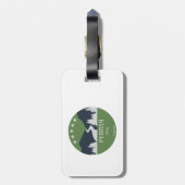 Pennsy Trail Indianapolis Gepäckanhänger (Rückseite vertikal)