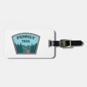 Pennsy Trail Indianapolis Gepäckanhänger (Vorderseite horizontal)