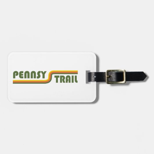 Pennsy Trail Indianapolis Gepäckanhänger (Vorderseite horizontal)