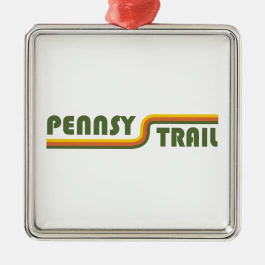 Pennsy Trail Indianapolis Ornament Aus Metall (Vorne)