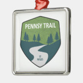 Pennsy Trail Indianapolis Ornament Aus Metall (Links)