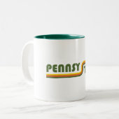 Pennsy Trail Indianapolis Zweifarbige Tasse (Vorderseite Links)