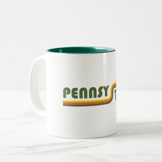 Pennsy Trail Indianapolis Zweifarbige Tasse (Vorderseite Links)