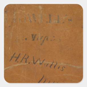 Pennsylvania 10 quadratischer aufkleber