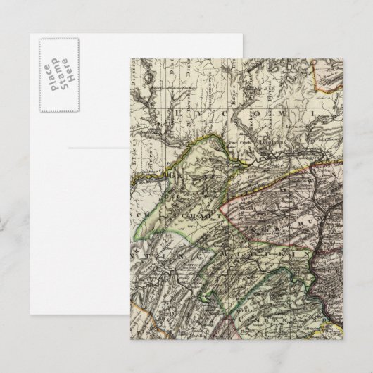 Pennsylvania 12 postkarte (Vorne/Hinten)