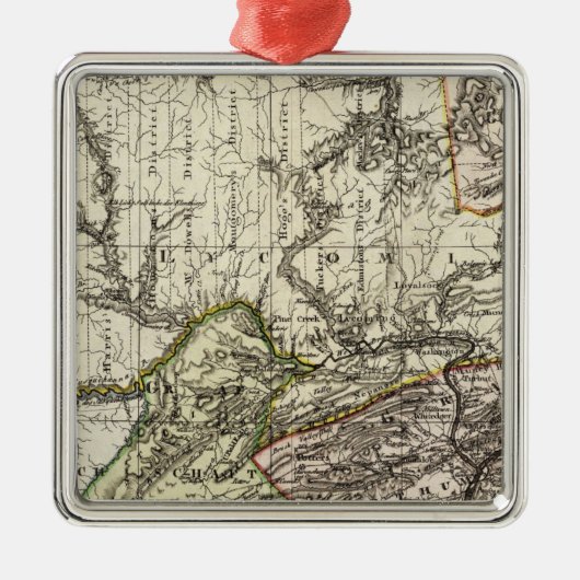 Pennsylvania 12 silbernes ornament (Vorne)