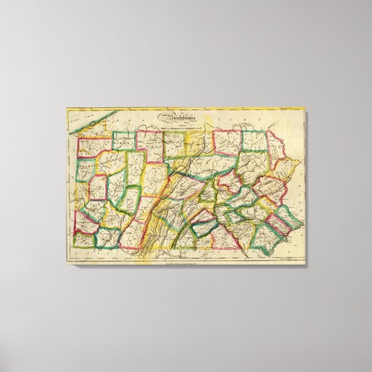 Pennsylvania 1818 Edition Leinwanddruck (Vorderseite)