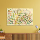 Pennsylvania 1818 Edition Leinwanddruck (Insitu (Wohnzimmer))