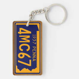 Pennsylvania 1937 Vintager Schlüsselanhänger