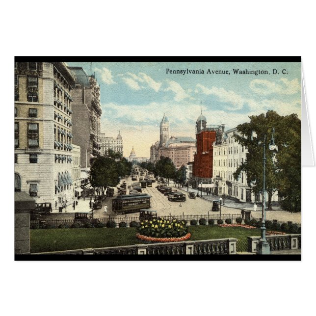 Pennsylvania-Allee Washington DC Repro Vintages (Vorderseite (Horizontal))