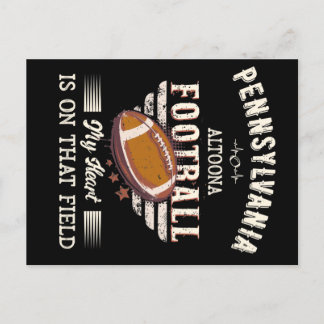 Pennsylvania Altoona American Football Postkarte