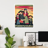 Pennsylvania Amish 1939 WPA Poster (Heimbüro)