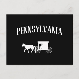 Pennsylvania Amish Carriage Postkarte