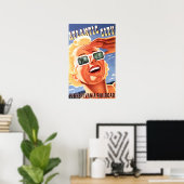 Pennsylvania ATLANTIC STADT Bahn Alte Reise Poster (Heimbüro)