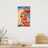 Pennsylvania ATLANTIC STADT Bahn Alte Reise Poster (Küche)